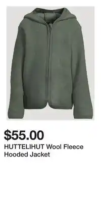Holt Renfrew HUTTELIHUT Wool Fleece Hooded Jacket offer