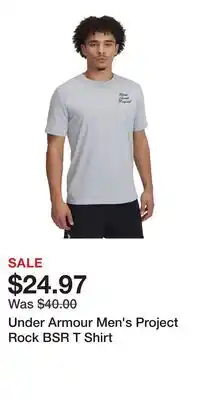 Sport Chek Under Armour Men's Project Rock BSR T Shirt offer
