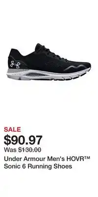 Sport Chek Under Armour Men's HOVR Sonic 6 Running Shoes offer