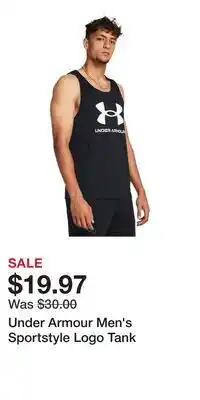 Sport Chek Under Armour Men's Sportstyle Logo Tank offer