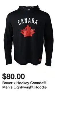Sport Chek Bauer x Hockey Canada Men's Lightweight Hoodie offer