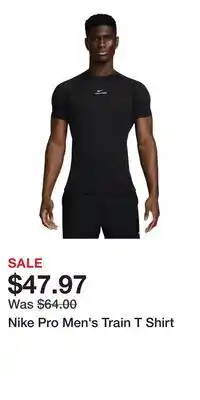Sport Chek Nike Pro Men's Train T Shirt offer