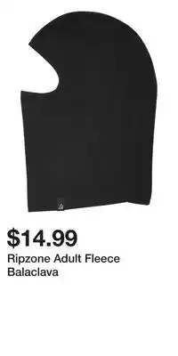 Sport Chek Ripzone Adult Fleece Balaclava offer