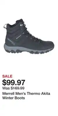 Sport Chek Merrell Men's Thermo Akita Winter Boots offer