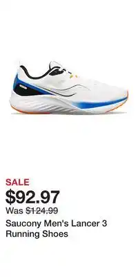 Sport Chek Saucony Men's Lancer 3 Running Shoes offer