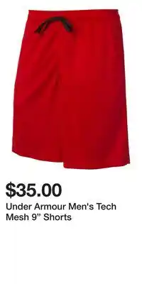 Sport Chek Under Armour Men's Tech Mesh 9 Shorts offer
