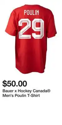 Sport Chek Bauer x Hockey Canada Men's Poulin T-Shirt offer