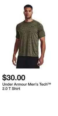 Sport Chek Under Armour Men's Tech 2.0 T Shirt offer