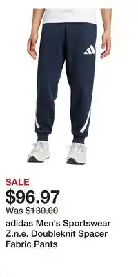 Sport Chek adidas Men's Sportswear Z.n.e. Doubleknit Spacer Fabric Pants offer