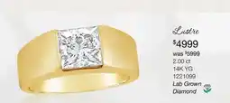 Charm Diamond Charmed By Richard Calder Lab Grown 2.00CT Diamond Ring in 14K Yellow Gold offer