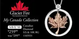 Charm Diamond Canadian Diamond S/S & 10K RG offer
