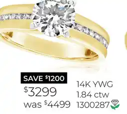 Charm Diamond 14K YWG 1.84 ctw offer