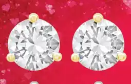 Charm Diamond New Brilliance Lab Grown 2.00CTW Diamond Stud Earrings in 10K Yellow Gold offer