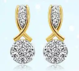Charm Diamond New Brilliance 10K Yellow Gold Lab Grown 0.25CTW Diamond Earrings offer