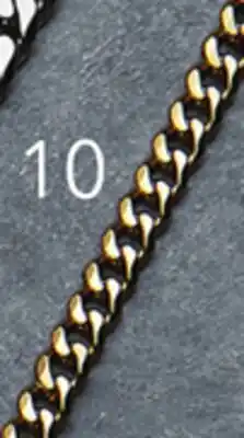 Charm Diamond Stainless Steel 22 3.3mm Gold-plated Polished Curb Chain offer