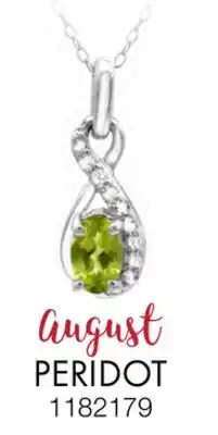 Charm Diamond Sterling Silver Peridot & White Topaz Pendant offer