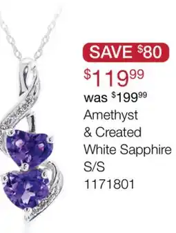 Charm Diamond AMETHYST offer