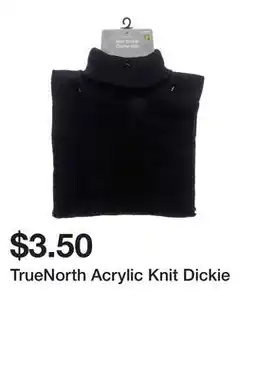Dollarama TrueNorth Acrylic Knit Dickie offer