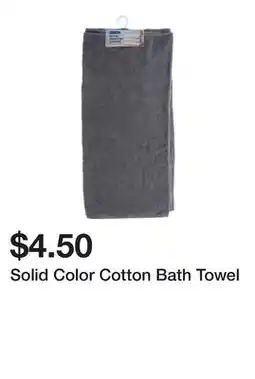 Dollarama Solid Color Cotton Bath Towel offer