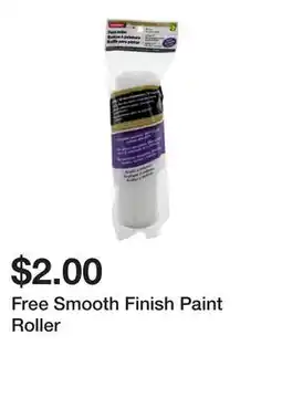 Dollarama Free Smooth Finish Paint Roller offer