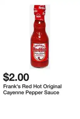 Dollarama Frank's Red Hot Original Cayenne Pepper Sauce offer