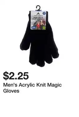 Dollarama Men's Acrylic Knit Magic Gloves offer