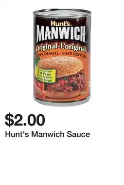 Dollarama Hunt's Manwich Sauce offer