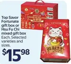 Walmart Top Savor Fortunate gift box offer