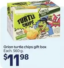 Walmart Orion turtle chips gift box offer