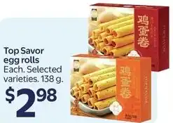 Walmart Top Savor egg rolls offer
