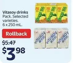Walmart Vitasoy drinks offer