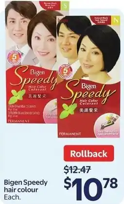 Walmart Bigen Speedy hair colour offer