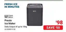 Visions Electronics ULTIMA COSA Presto Ice Maker offer