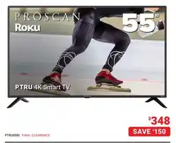 Visions Electronics 55 PTRU 4K Smart TV offer