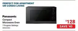 Visions Electronics Panasonic Compact Microwave Oven offer