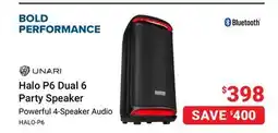Visions Electronics UNARI Halo P6 Dual 6 Party Speaker offer