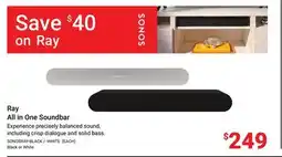 Visions Electronics Ray All in One Soundbar offer