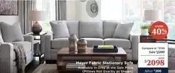 La Z Boy Meyer Fabric Stationary Sofa offer