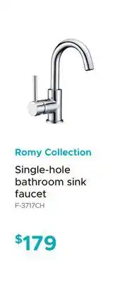 Bath Depot Romy Collection Single-hole bathroom sink faucet offer