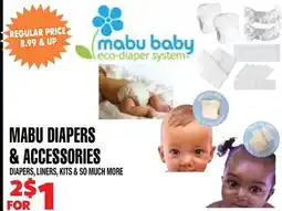 Len's Mill Stores MABU DIAPERS & ACCESSORIES offer