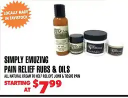 Len's Mill Stores SIMPLY EMUZING PAIN RELIEF RUBS & OILS offer