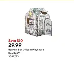 Staples Bankers Box Unicorn Playhouse offer
