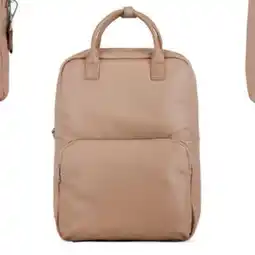 Staples Bugatti PURE Vegan Leather Business Backpack for 15.6 Laptop - Taupe offer