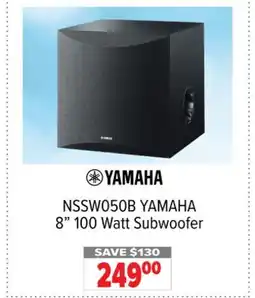 2001 Audio Video NSSW050B YAMAHA 8 100 Watt Subwoofer offer