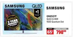 2001 Audio Video QLED Q HDR 1500 Quantum Dot offer