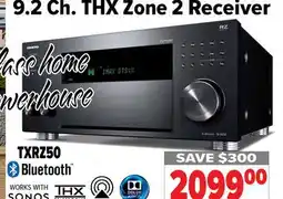 2001 Audio Video ONKYO TXRZ50 9.2 Ch. THX Zone 2 Receiver offer