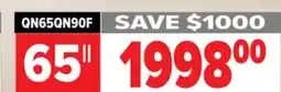 2001 Audio Video SAMSUNG QN65QN90F 65 Neo QLED 4K offer