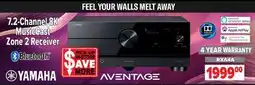 2001 Audio Video RXA4A YAMAHA 7.2-Channel 8K MusicCast Zone 2 Receiver offer