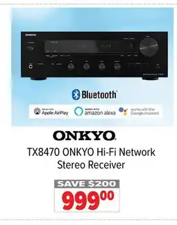 2001 Audio Video TX8470 ONKYO Hi-Fi Network Stereo Receiver offer