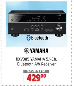 2001 Audio Video RXV385 YAMAHA 5.1-Ch. Bluetooth A/V Receiver offer